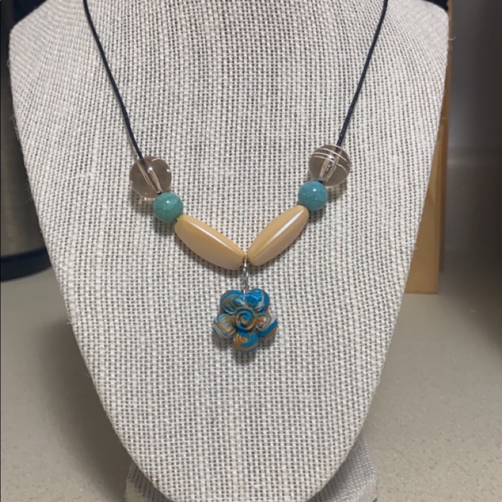 Boho Flower Necklace